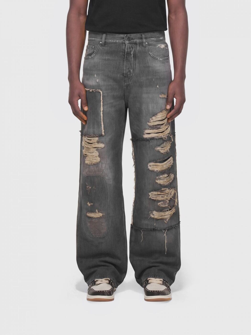 アミリ AMIRI ジーンズ メンズ 黒いこと Jeans AMBMJE1006 関税 貨物輸送無料 2026SS gi