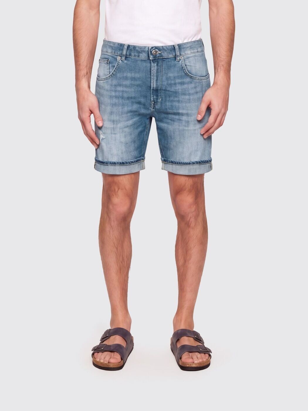 ドンダップ DONDUP さる股引き メンズ 青み Shorts UP454DSH365UMA4 関税 貨物輸送無料 2026SS gi