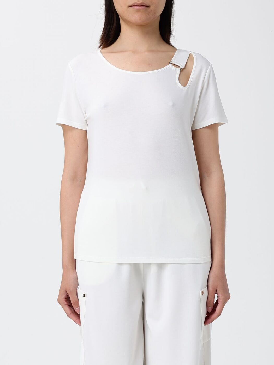 リュー ジョー LIU JO ポロシャツ Tシャツ レディース ホワイト T-shirts and polo shirts TA6098JS005 White 関税 送料無料 2026SS gi|BRANDSHOP「il Tesoro」