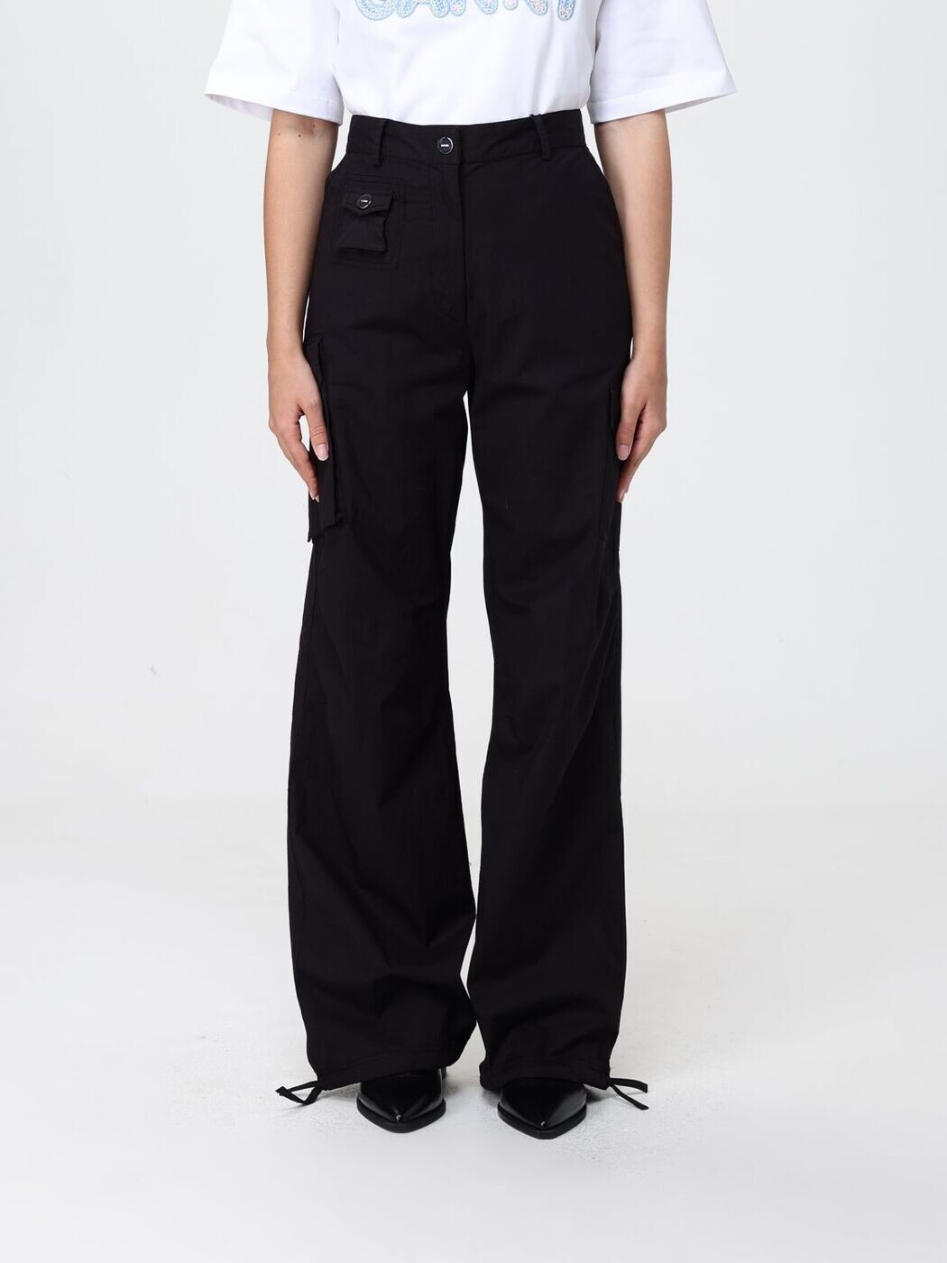 ガニー GANNI ズボン パンツ レディース ブラック Trousers A1080154 Black 関税 送料無料 2026SS gi|BRANDSHOP「il Tesoro」