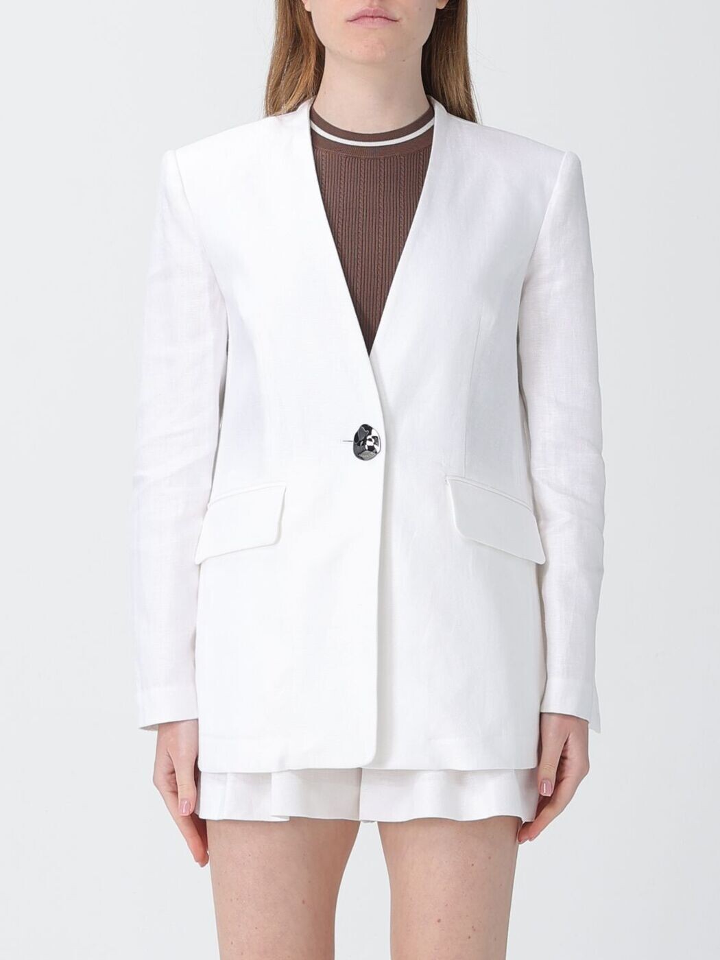 アルマーニ エクスチェンジ ARMANI EXCHANGE スーツジャケット スーツ ジャケット レディース ホワイト Suit Jackets XW001985AF21530 White 関税 送料無料 2026SS gi|BRANDSHOP「il Tesoro」