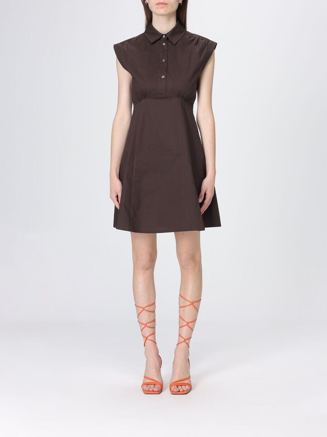 リュー ジョー LIU JO ワンピース ドレス レディース ブラウン Dresses WA6514T4853 Brown 関税 送料無料 2026SS gi｜BRANDSHOP「il Tesoro」