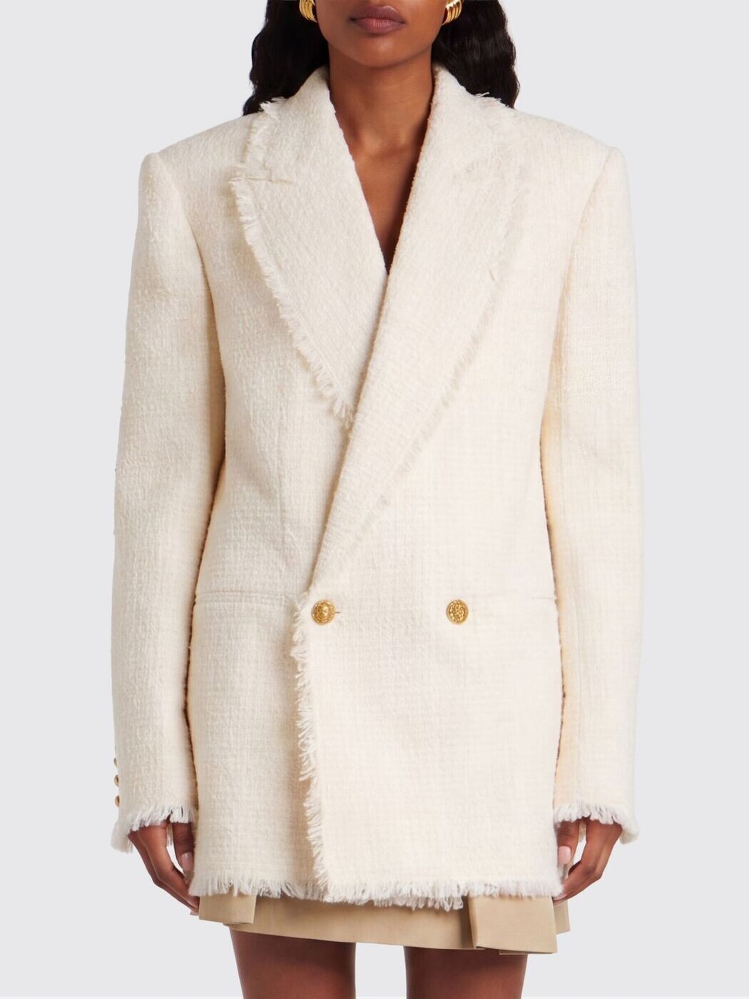 バルマン BALMAIN 背広上衣 背広 上衣 レディース 白いこと Suit Jackets GF0SI661XL96 関税 貨物輸送無料 2026SS gi