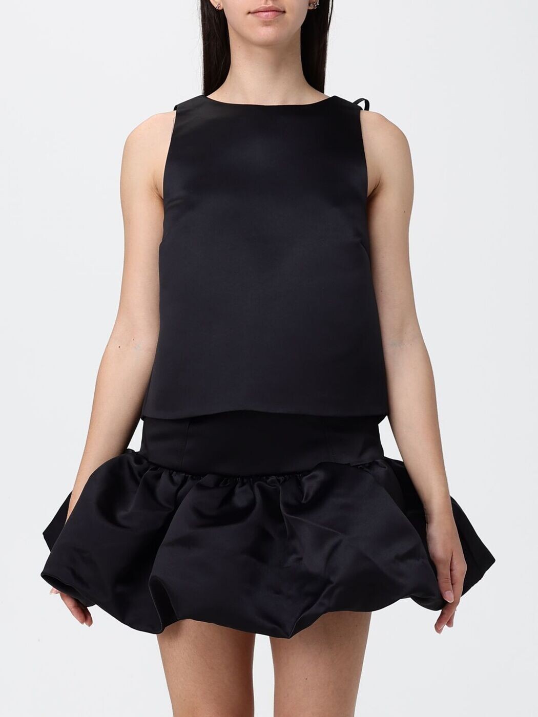 ガニー GANNI プルオーバー トップス レディース 黒いこと T-shirts and tops A1040258 関税 貨物輸送無料 2026SS gi
