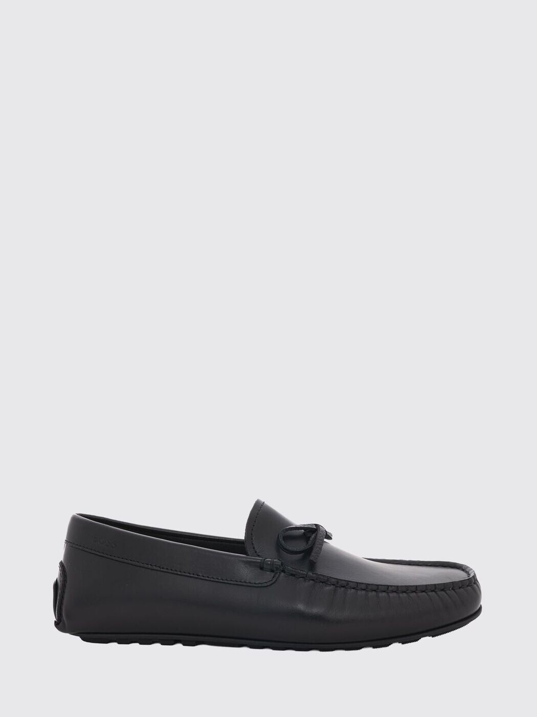 主任者 BOSS 置き目毛皮 メンズ 黒いこと Loafers 50557676 関税 貨物輸送無料 2026SS gi
