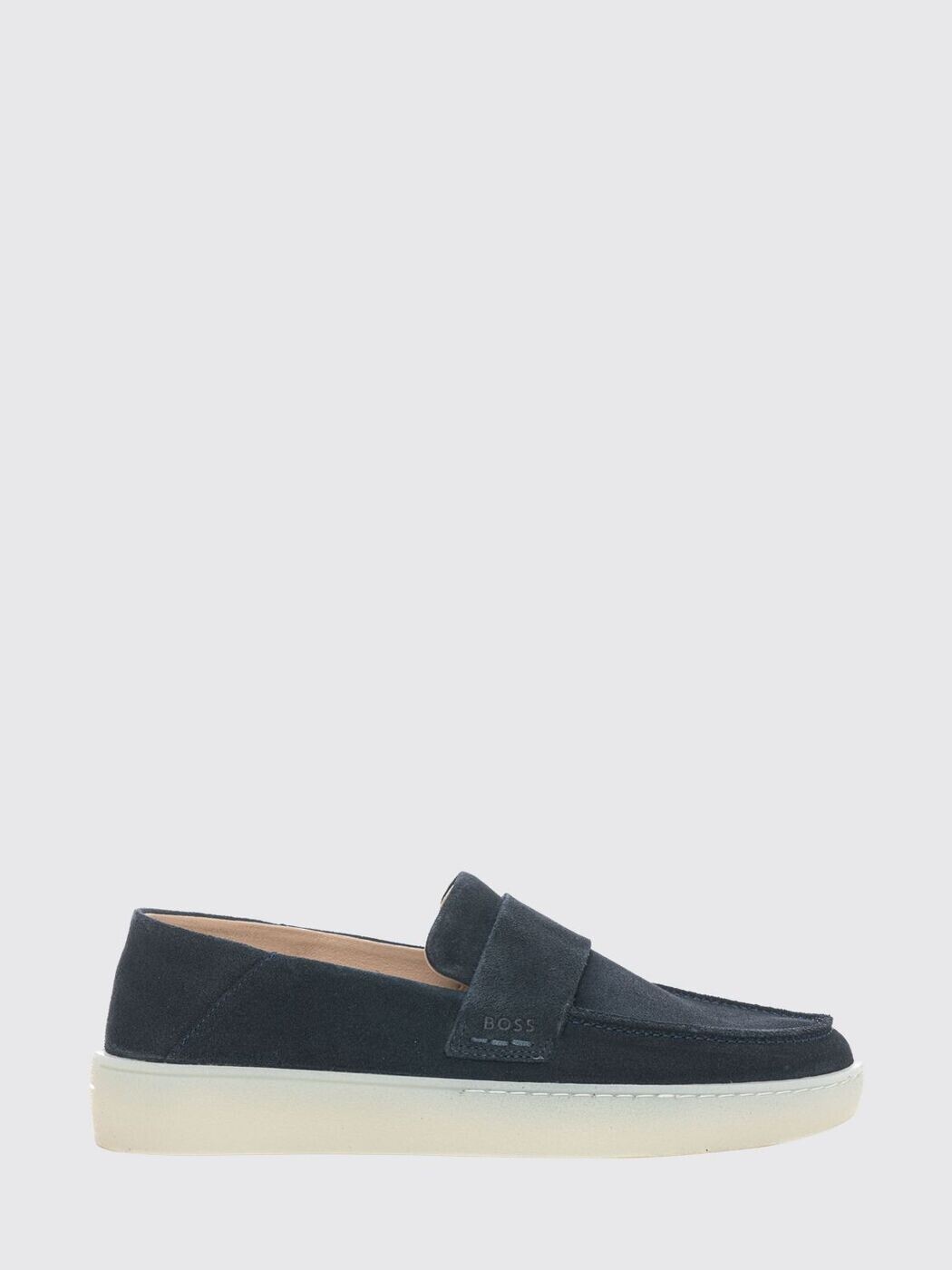 主任者 BOSS 置き目毛皮 メンズ 青色 Loafers 50557699 関税 貨物輸送無料 2026SS gi
