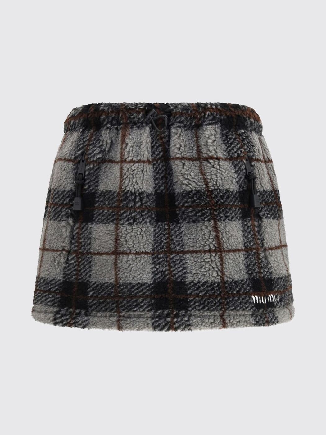 ミュウ ミュウ MIU MIU スコート レディース 薄墨色 Skirts MG2518SOOO18ZQ 関税 貨物輸送無料 2026SS gi