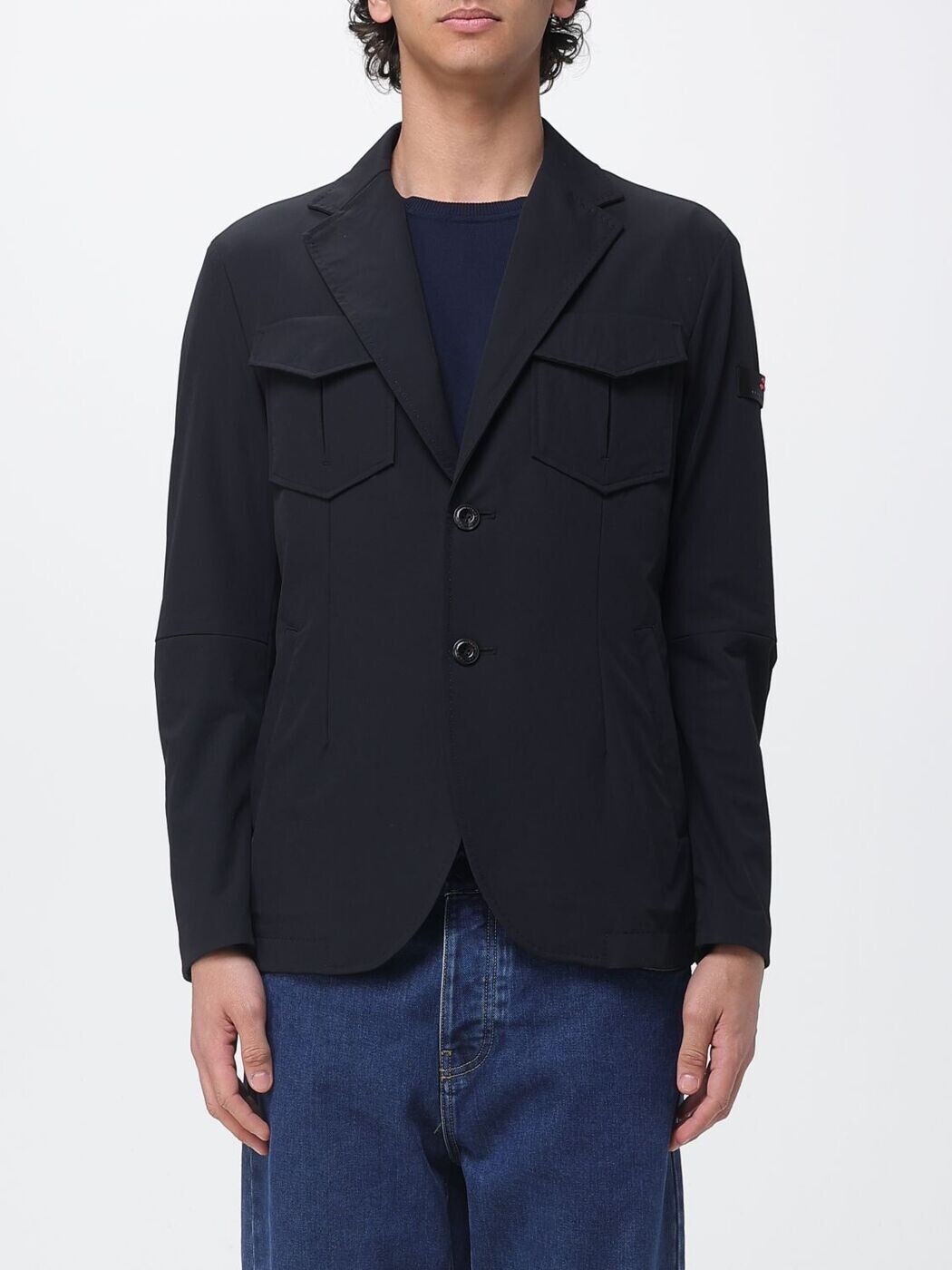 ピューテリー PEUTEREY ジャケット メンズ ブラック Jackets PEU580901192031 Black 関税 送料無料 2026SS gi｜BRANDSHOP「il Tesoro」