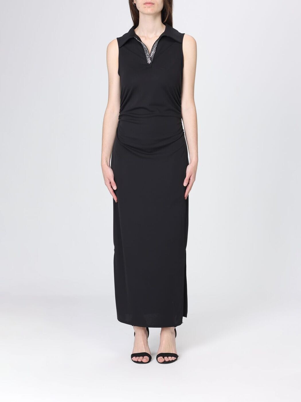 リュー ジョー LIU JO 衣裳 お召しもの レディース 黒いこと Dresses WA6197J4844 Black 関税 貨物輸送無料 2026SS gi
