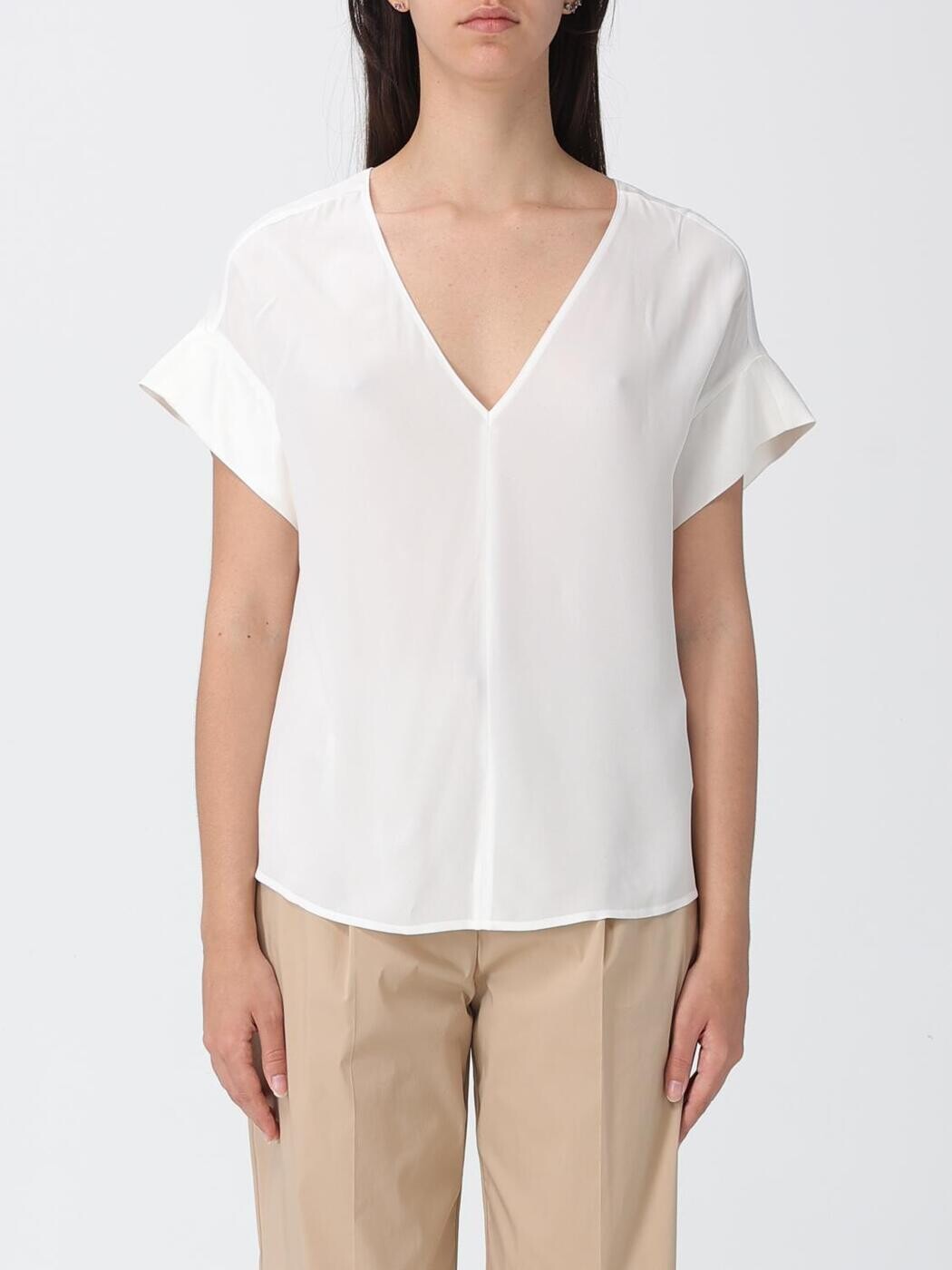 リュー ジョー LIU JO Tシャツ トップス レディース ホワイト T-shirts and tops WA6412T2578 White 関税 送料無料 2026SS gi｜BRANDSHOP「il Tesoro」