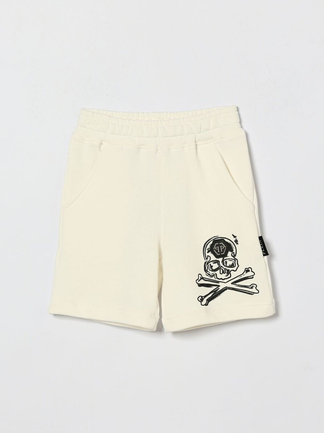 フィリップ 飾り気の無い PHILIPP PLEIN 遊撃手ズボン下 ズボン下 さる股引き ボーイズ ベージュ Shorts S6PHJBBE044 関税 貨物輸送無料 2026SS gi