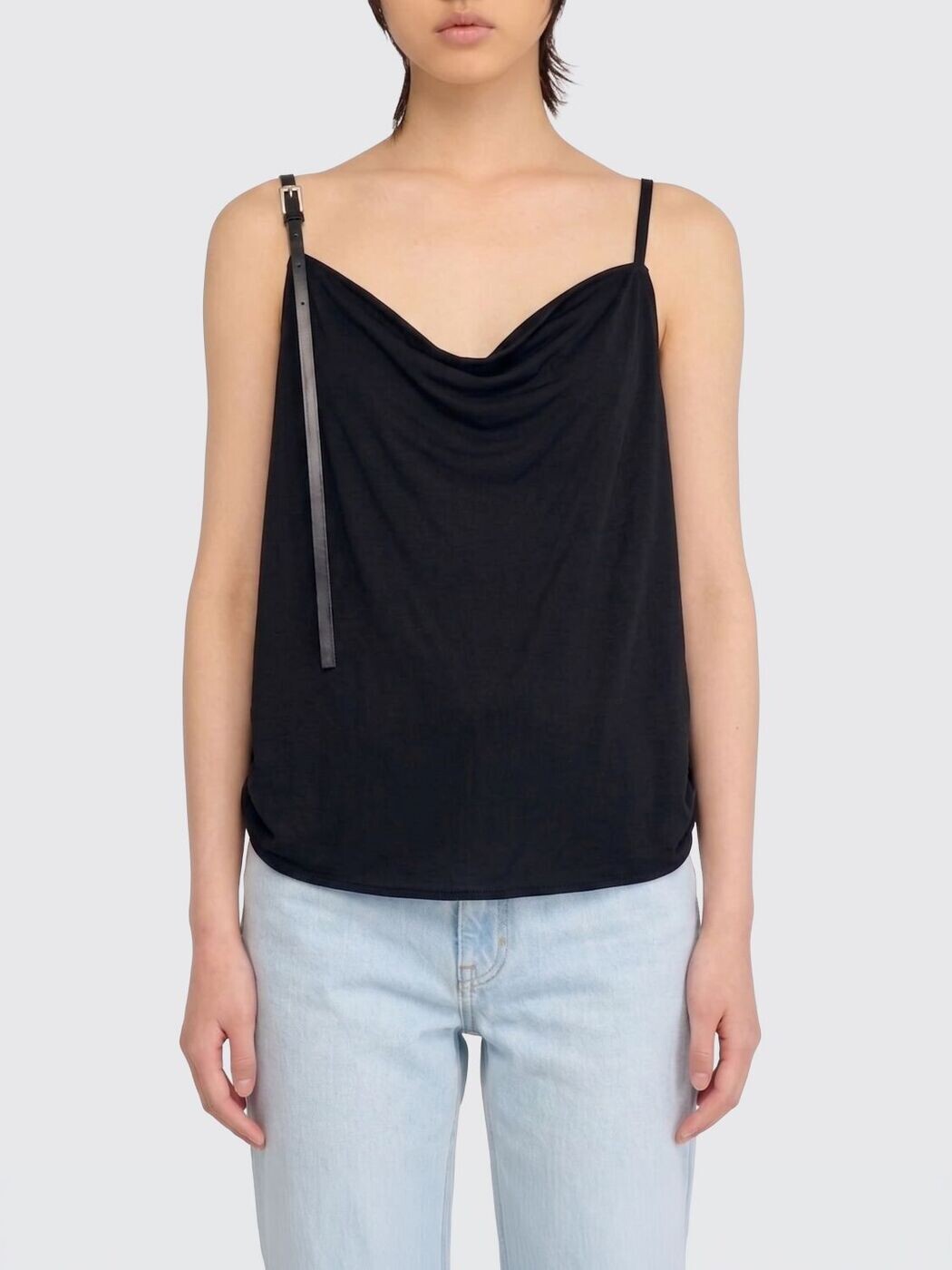 セミクチュール SEMICOUTURE プルオーバー トップス レディース 黒いこと T-shirts and tops S6SQ03 関税 貨物輸送無料 2026SS gi