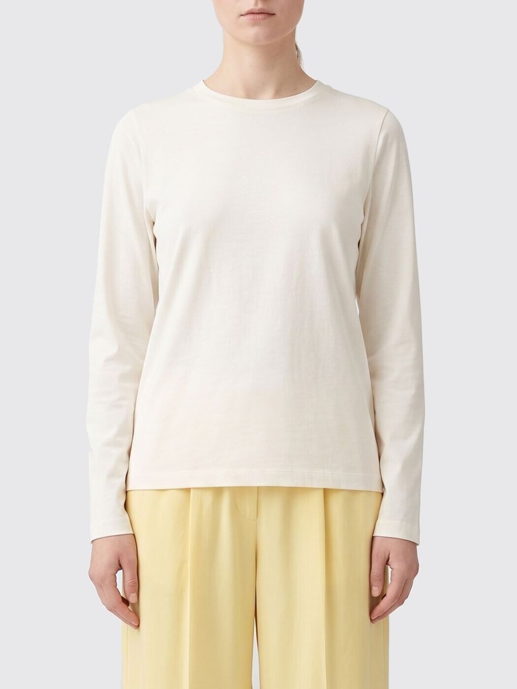 ジルサンダー JIL SANDER スポーツシャツ ティーシャツ レディース 白いこと T-shirts and polo shirts J03GC0158J20358 関税 貨物輸送無料 2026SS gi