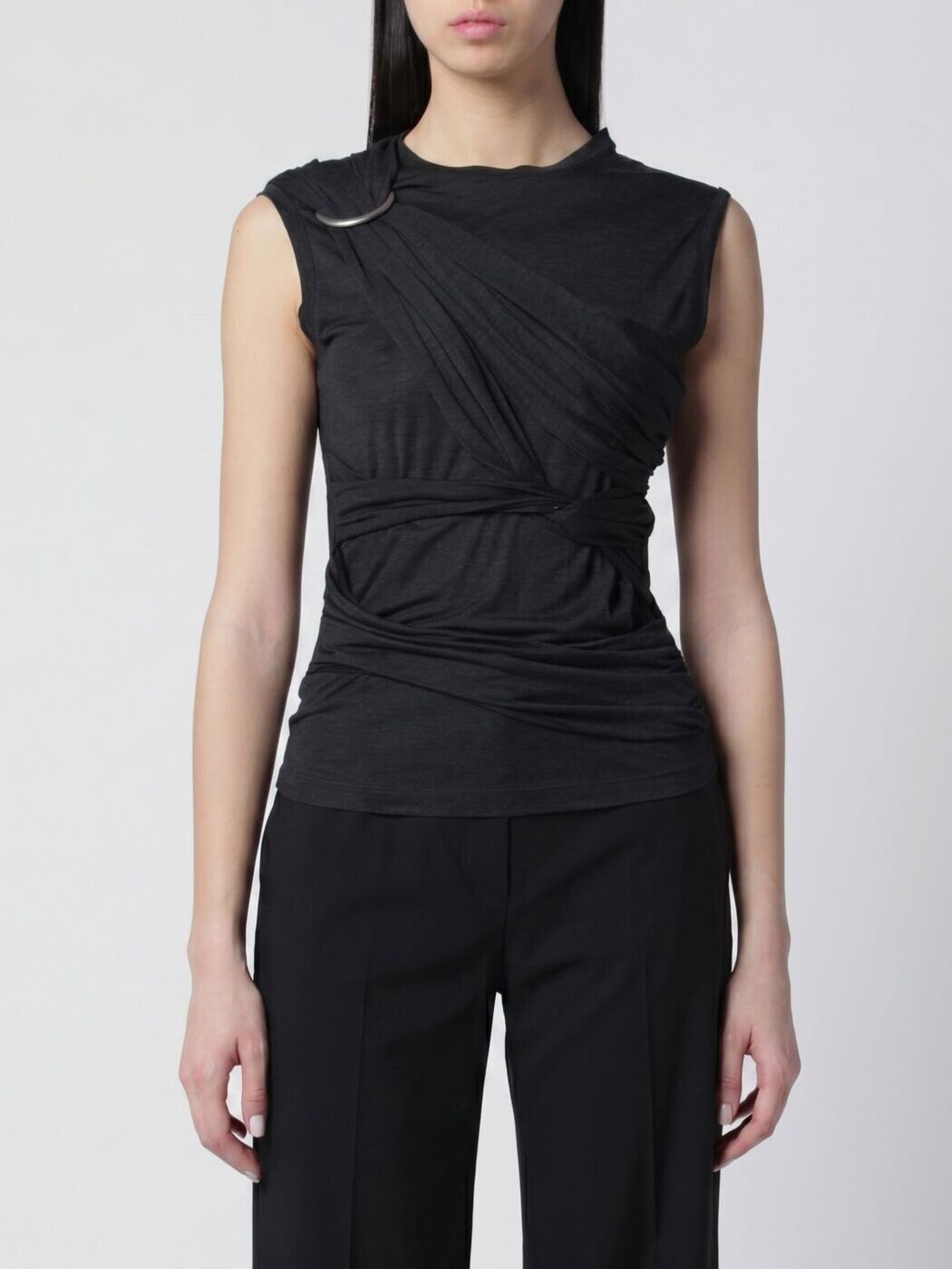DURAZZI MILANO ティーシャツ トップス レディース 黒いこと T-shirts and tops SS26T05TT0087 関税 貨物輸送無料 2026SS gi