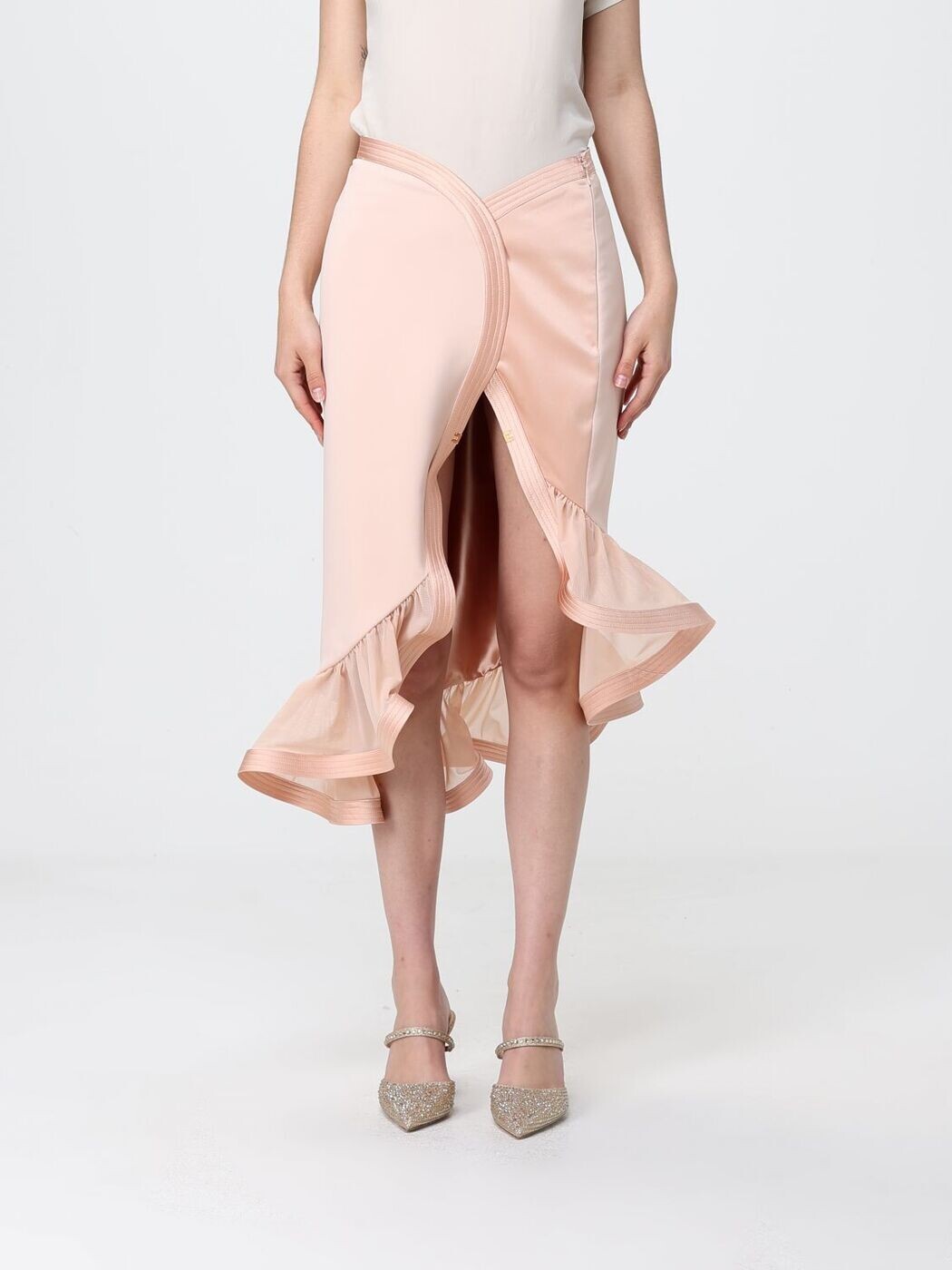 エリザベッタ フランキ ELISABETTA FRANCHI スカート レディース Skirts GO18062E2 Nude 関税 送料無料 2026SS gi|BRANDSHOP「il Tesoro」