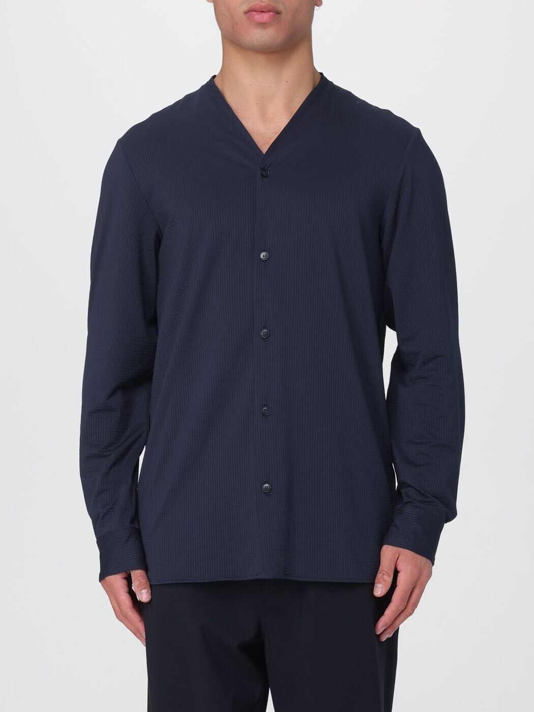 エン急性灰白髄炎 アルマーニ EMPORIO ARMANI プルオーバー メンズ 青色 Shirts EM005464AF22051 関税 貨物輸送無料 2026SS gi