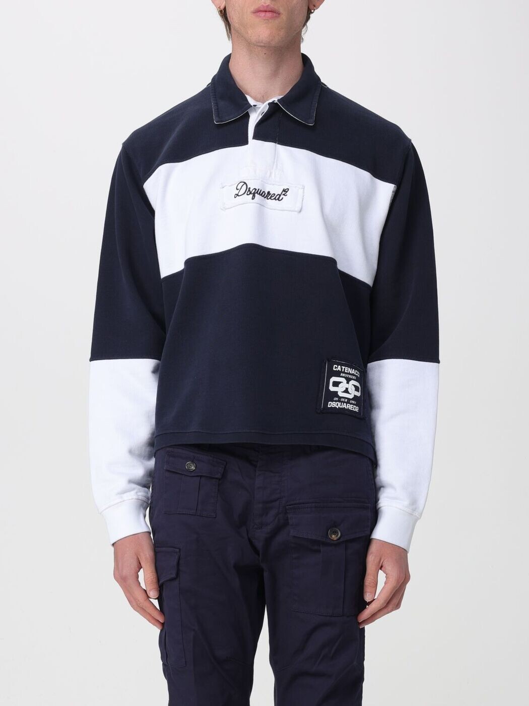 ディースクエアード DSQUARED2 スポーツシャツ メンズ 米国海軍 Polo shirts S74GU0939D25028 関税 貨物輸送無料 2026SS gi