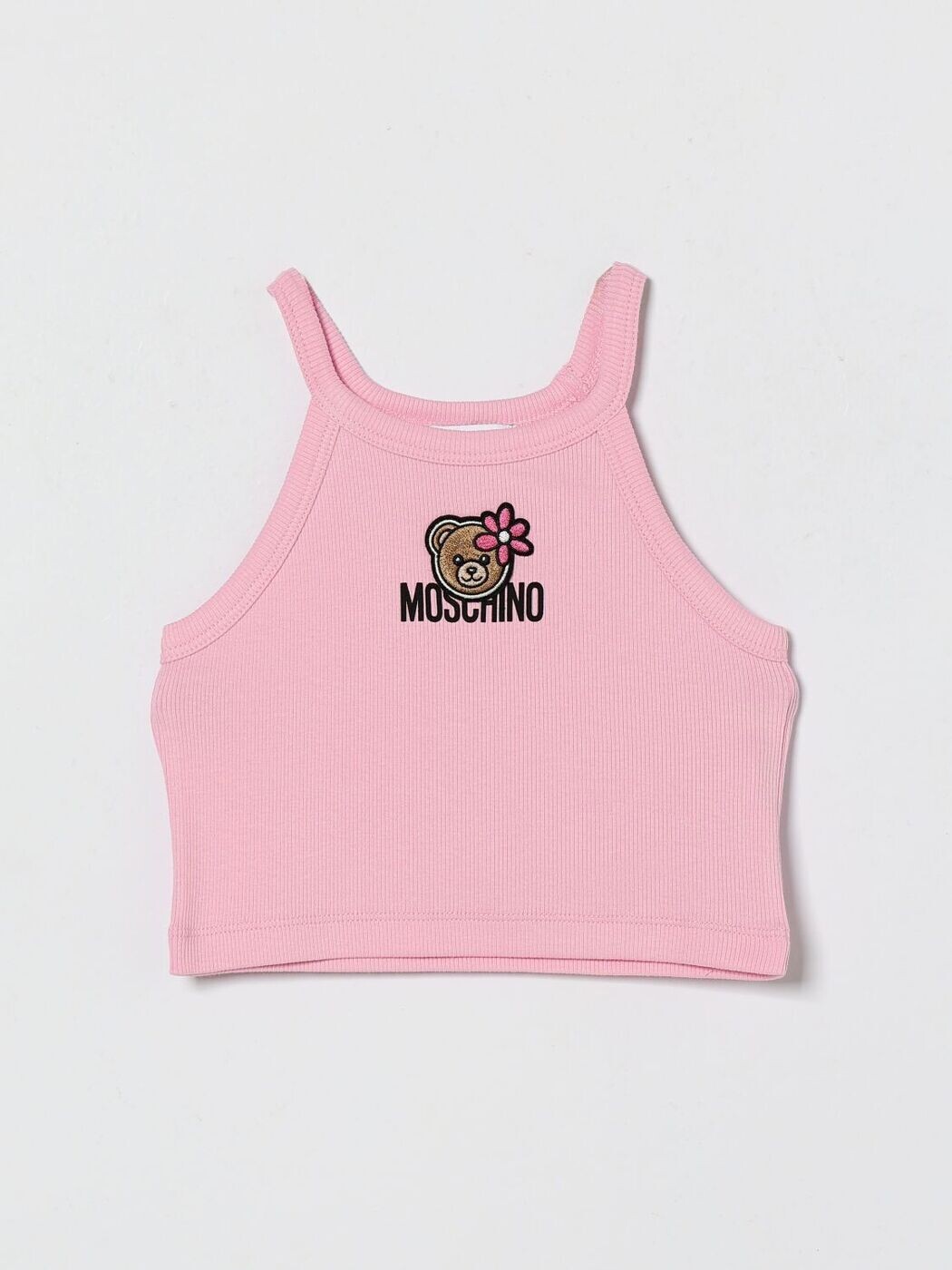 モスキーノ MOSCHINO スポーツシャツ トップス ガールズ サクラ色 Polo shirts HDM06ZLBA39 関税 貨物輸送無料 2026SS gi