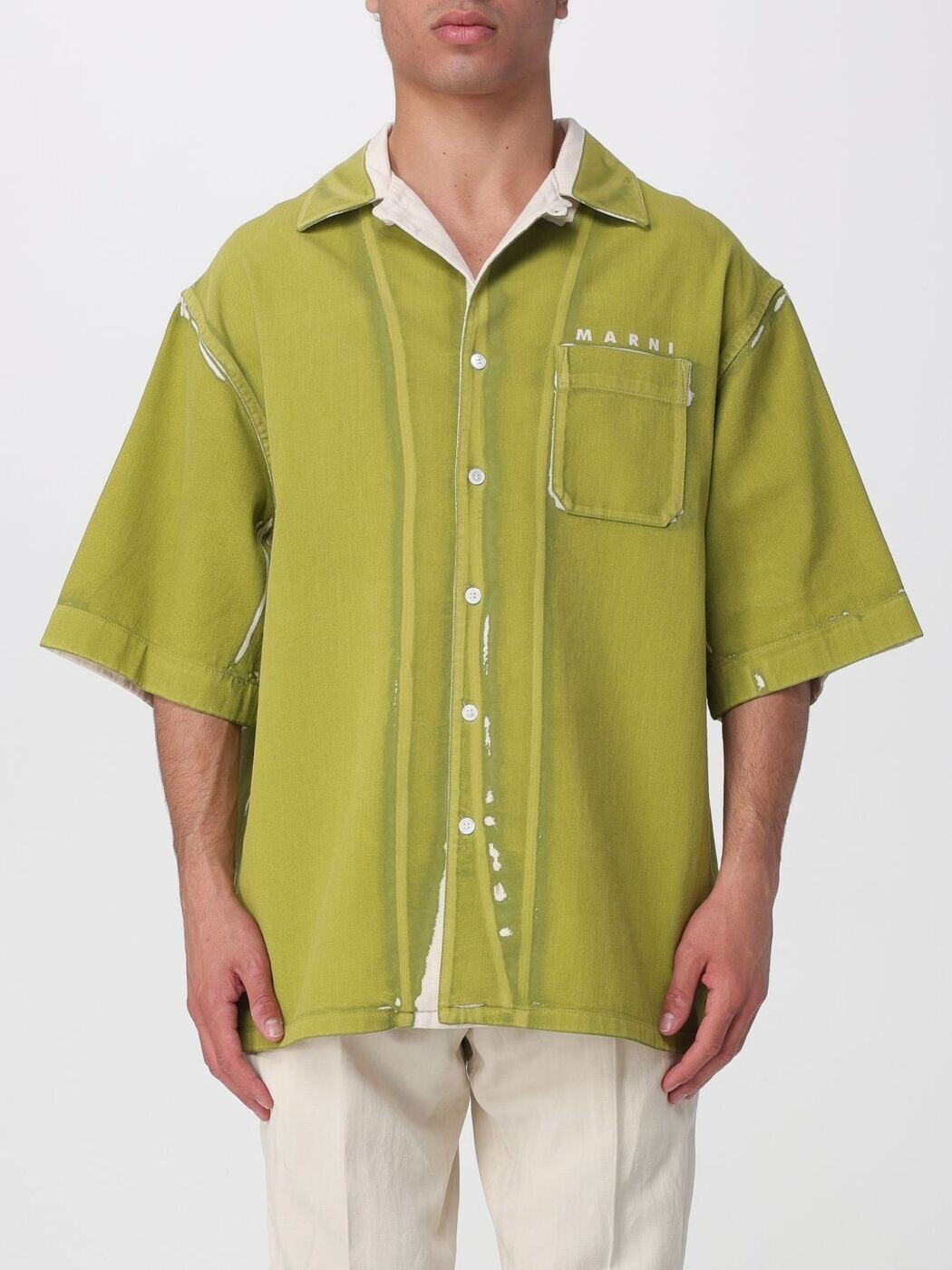 マルニ MARNI ティーシャツ メンズ Shirts CUJU0017A2USCY64 関税 貨物輸送無料 2026SS gi