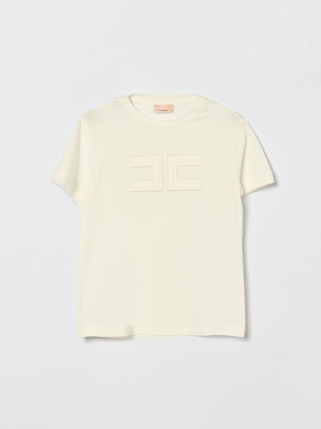 エリザベッタ フランキ ELISABETTA FRANCHI 天使の都市 MIA BAMBINA ロング捩りプルオーバー プルオーバー ガールズ 白いこと Long sleeve t-shirts EGTS1100JE006 関税 貨物輸送無料 2026SS gi