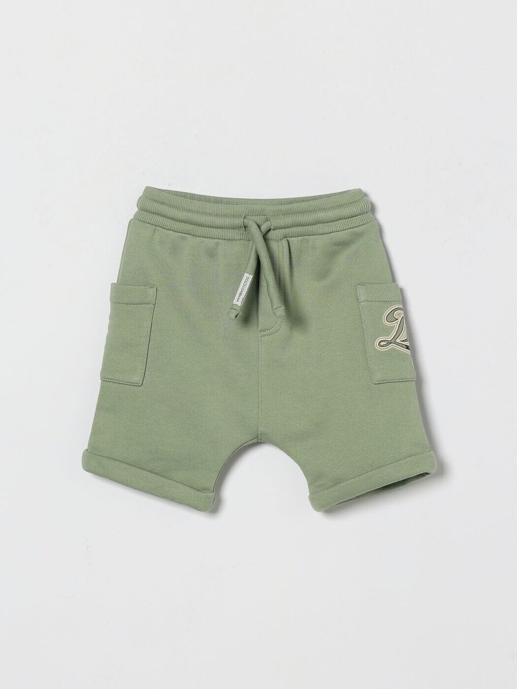 ドルチェ\u0026ガッバーナ DOLCE\u0026GABBANA ズボン下 遊撃手ズボン下 ベビーユニセックス 緑であること Shorts L1JQXCG7PRP 関税 貨物輸送無料 2026SS gi