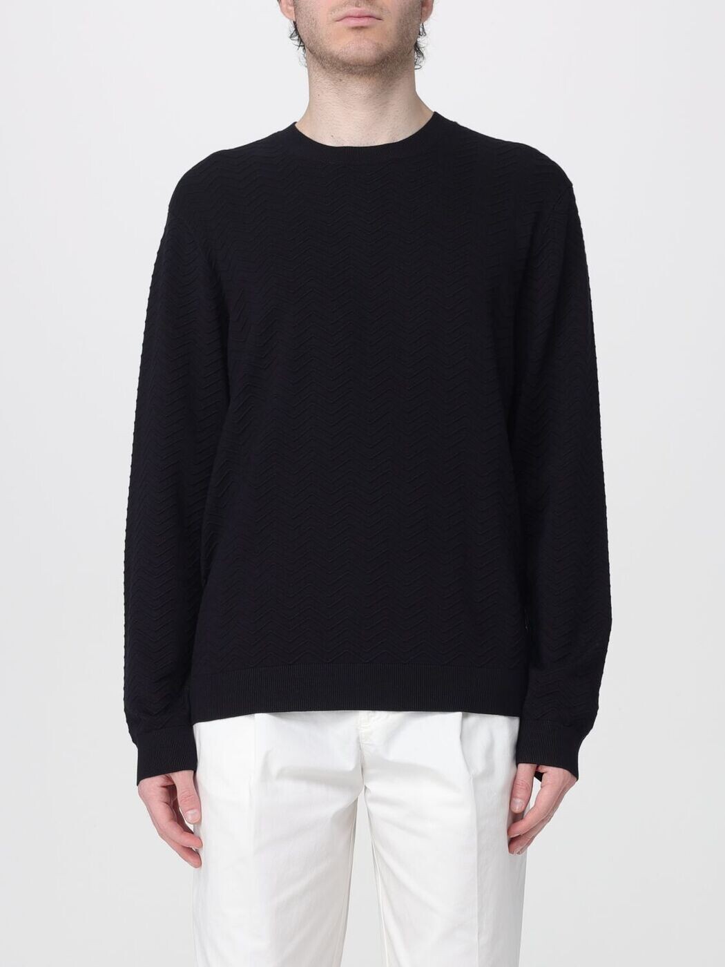 アルマーニ 取り替えっこ ARMANI EXCHANGE スウェーター 編み物お召しもの メンズ 米国海軍 Knitwear XM002435AF10454 Navy 関税 貨物輸送無料 2026SS gi
