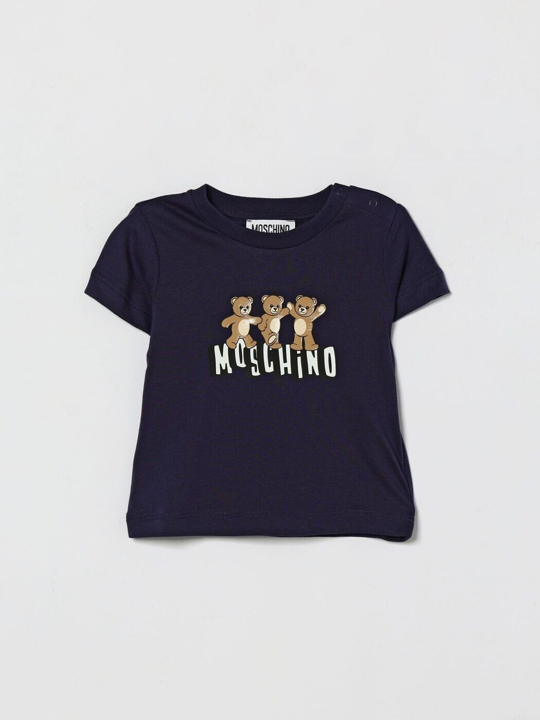 モスキーノ MOSCHINO Tシャツ トップス ベビーユニセックス ブルー T-shirt MUM04KLAA17 Blue 関税 送料無料 2026SS gi｜BRANDSHOP「il Tesoro」