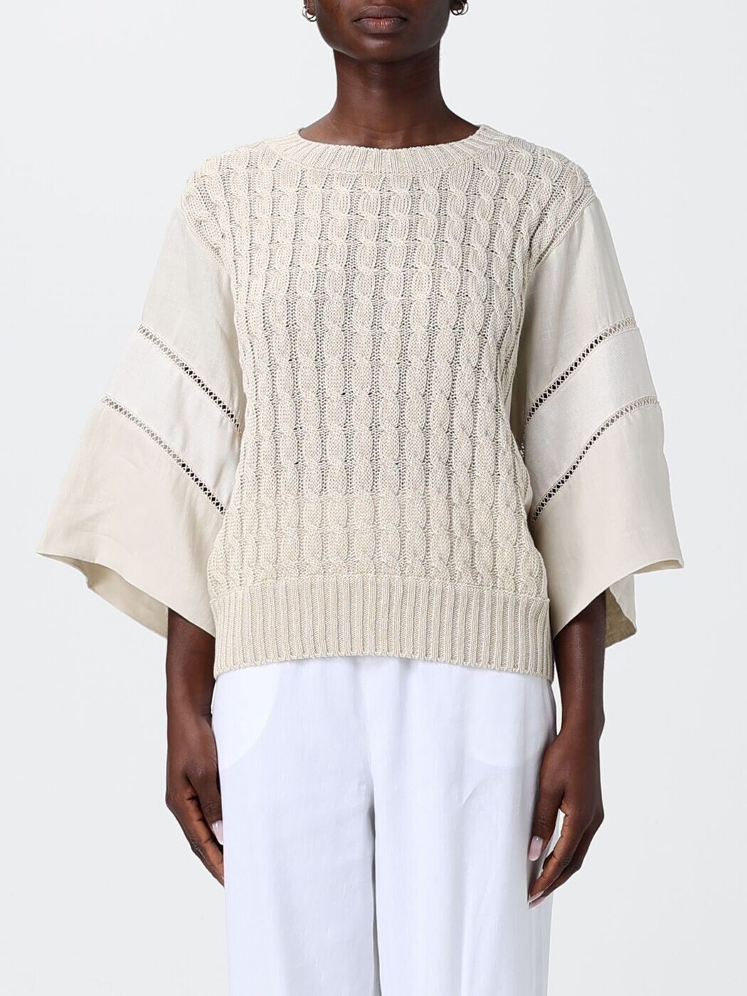 マックス パンパノウサギ MAX MARA スウェーター 編み物お召しもの レディース ベージュ Knitwear 2611361012600 関税 貨物輸送無料 2026SS gi
