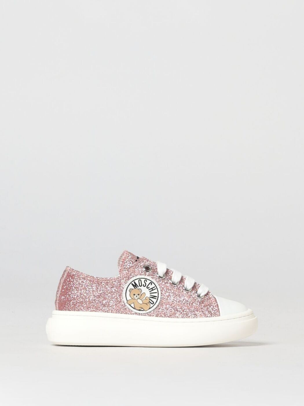 モスキーノ MOSCHINO 厚底スニーカー スニーカー ガールズ サクラ色 High top sneakers 83085 関税 貨物輸送無料 2026SS gi