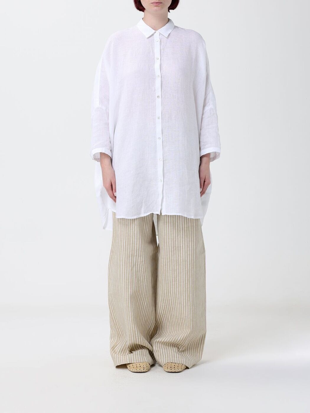 120100分率リノ 120% LINO プルオーバー レディース 白いこと Shirts 33ALIW1290000B31733ALIW 関税 貨物輸送無料 2026SS gi