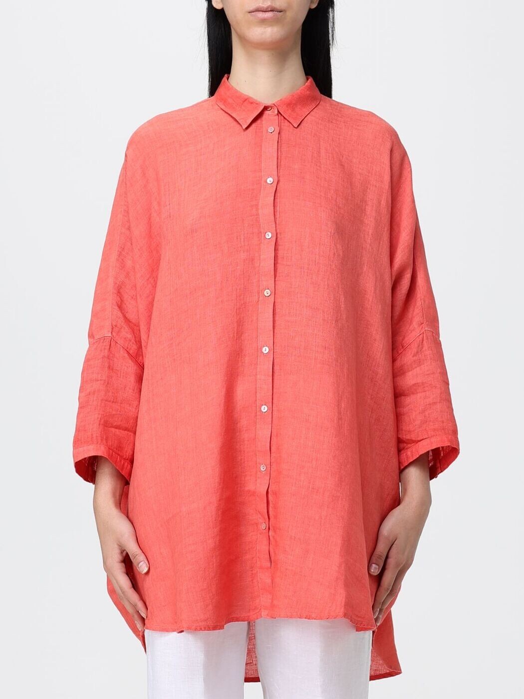 120100分率リノ 120% LINO プルオーバー レディース 赤いこと Shirts 33ALIW1290000B31733ALIW 関税 貨物輸送無料 2026SS gi