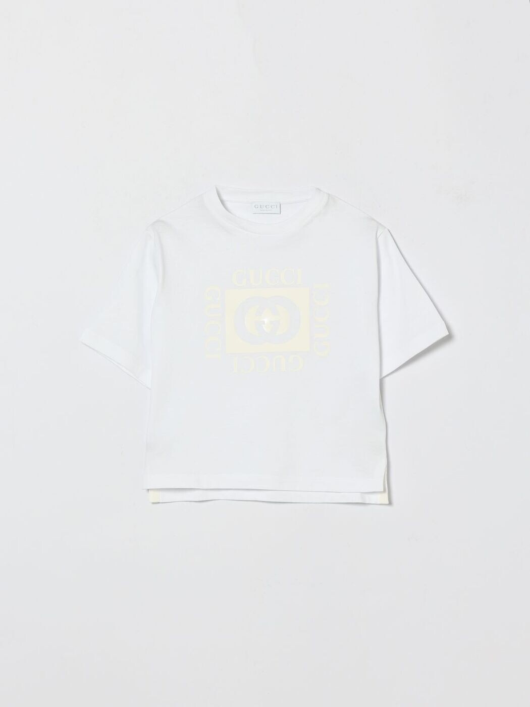 グッチ GUCCI ロング衣袂ティーシャツ ティーシャツ ガールズ Long sleeve t-shirts 855551XJHO7 関税 貨物輸送無料 2026SS gi