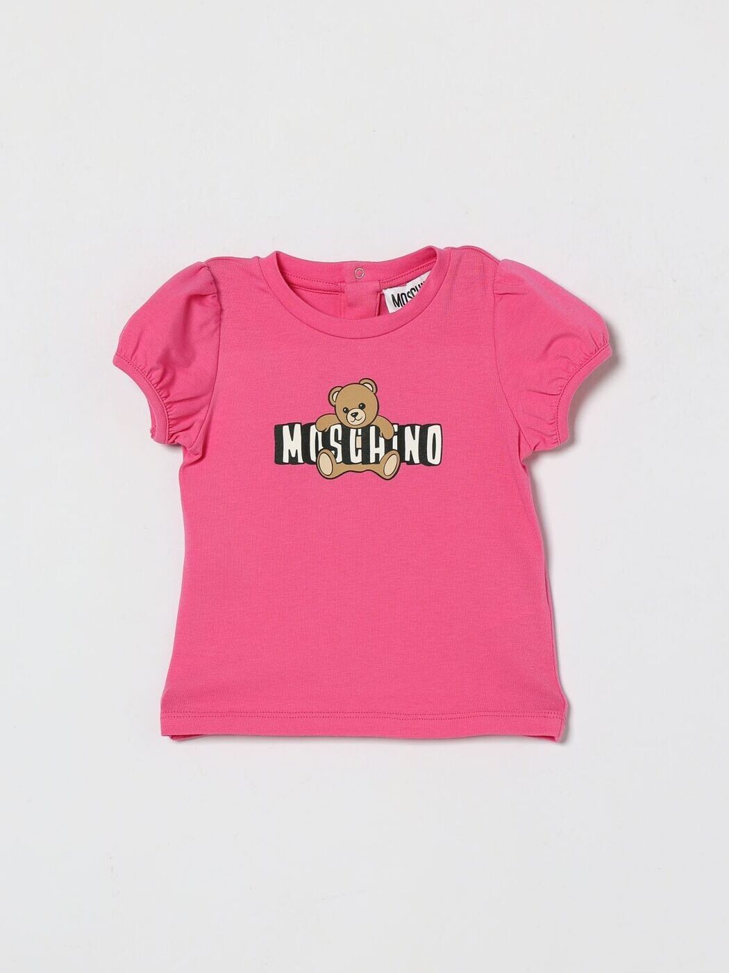 モスキーノ MOSCHINO Tシャツ トップス ベビーユニセックス パープル T-shirt MDM03PLBA00 Fuchsia 関税 送料無料 2026SS gi｜BRANDSHOP「il Tesoro」