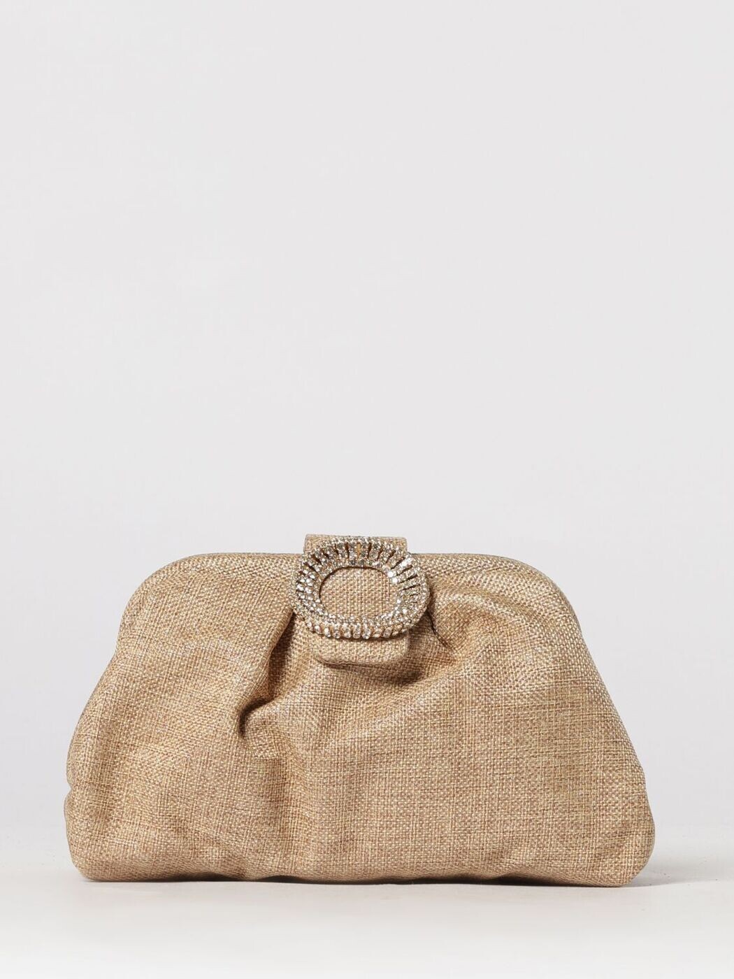 TWENTY FOURHAITCH クラッチペダル御徒面子 レディース ゴールド Clutch and wristlets bags BAKIOS 関税 貨物輸送無料 2026SS gi