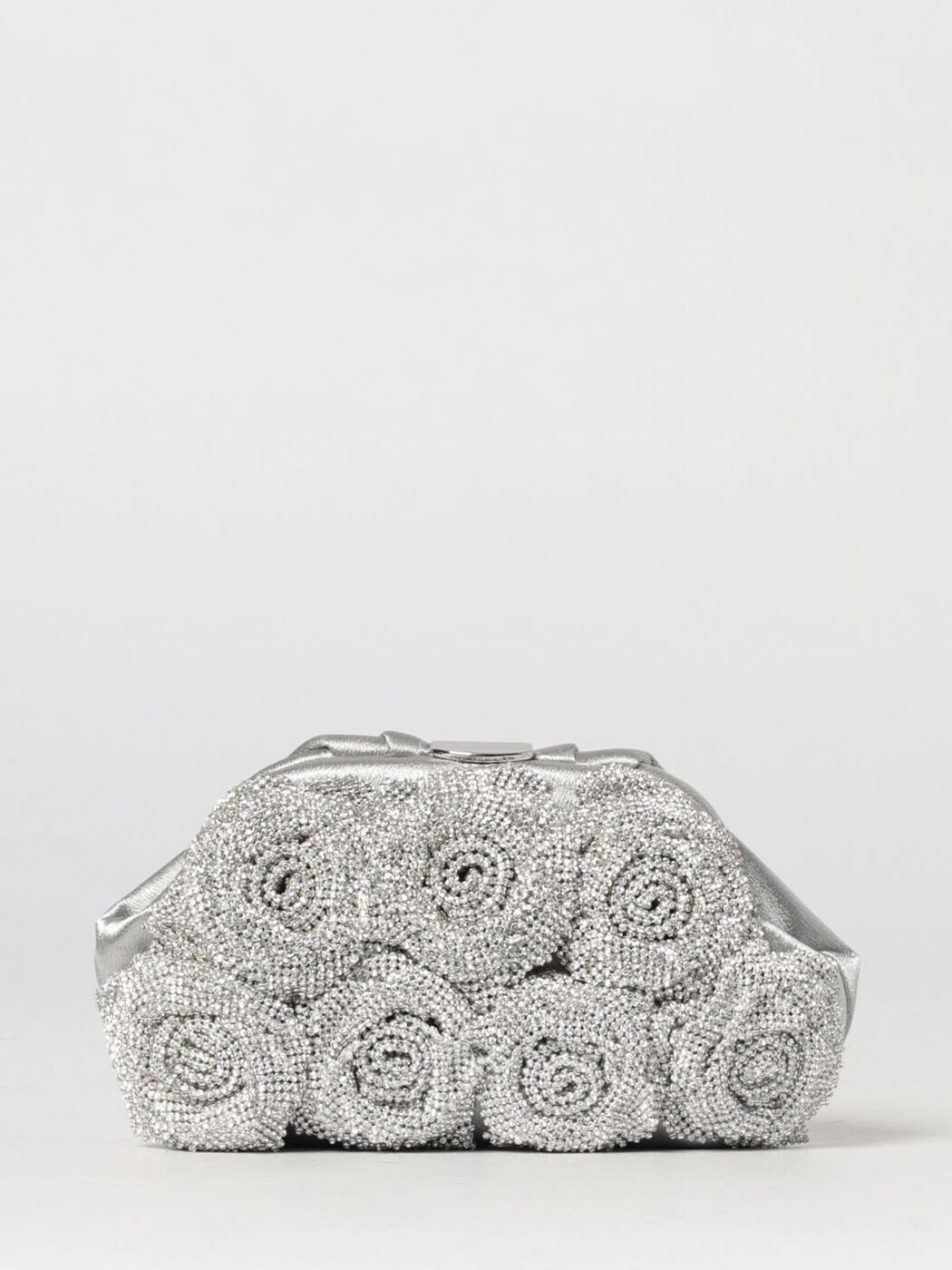 TWENTY FOURHAITCH クラッチペダル御徒面子 レディース しろがね色 Clutch and wristlets bags MANILA 関税 貨物輸送無料 2026SS gi