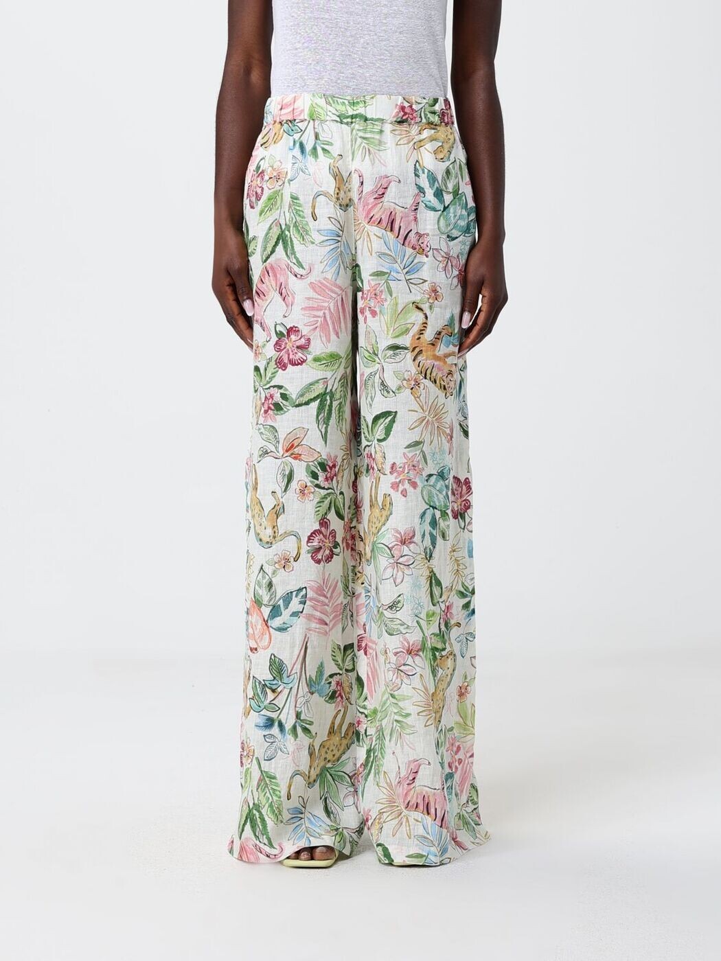120パーセントリノ 120% LINO ズボン パンツ レディース マルチカラー Trousers 33ALIW29RN000G47233ALIW 関税 送料無料 2026SS gi