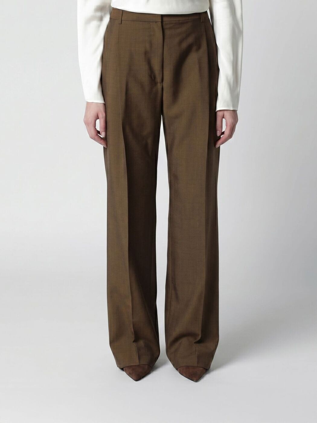 ローエ ROHE ズボン ズボン下 レディース 赤銅色 Trousers 41830057 関税 貨物輸送無料 2026SS gi