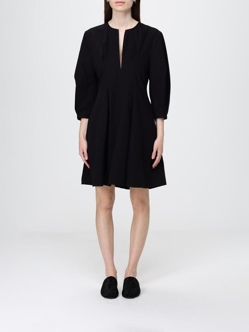 トーテム TOTEME 衣裳 御召しもの レディース 黒いこと Dresses 262WRD0336FB0490 関税 貨物輸送無料 2026SS gi