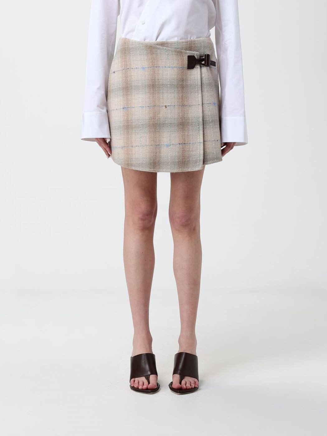 ロエベ LOEWE スコート レディース ベージュ Skirts S359Y08XAU 関税 貨物輸送無料 2026SS gi