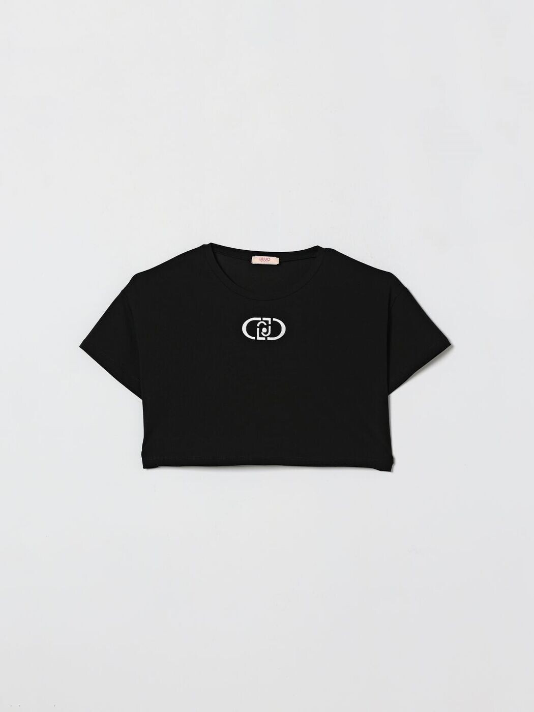 リュー ジョ― LIU JO ロング衣袂ティーシャツ ティーシャツ ガールズ 黒いこと Long sleeve t-shirts GA6211JS003 関税 貨物輸送無料 2026SS gi