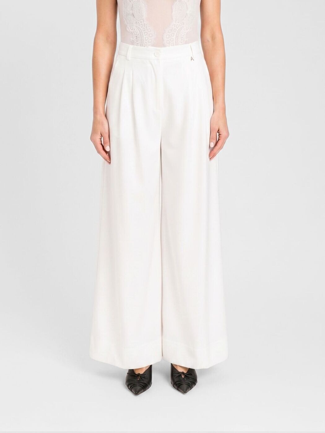 アティチュード ツイン仕掛ける ACTITUDE TWINSET ズボン ズボン下 レディース 白いこと Trousers 261AP2295 関税 貨物輸送無料 2026SS gi