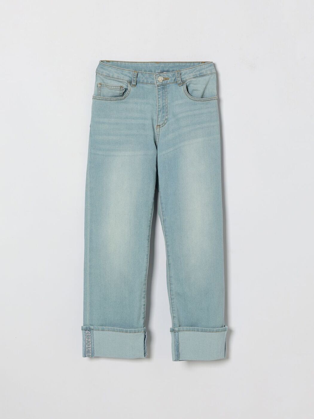 リュー ジョ― LIU JO レギュラーフィットジーンズ ジーンズ ガールズ 青碧 Regular fit jeans GA6188D4680 関税 貨物輸送無料 2026SS gi