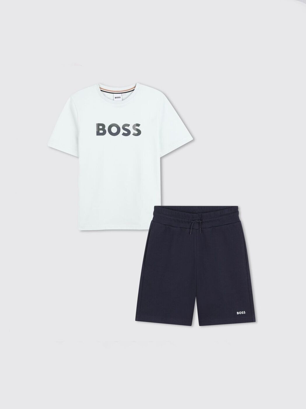ヒューゴ 主任者 HUGO BOSS セットアップ ボーイズ 緑であること Jumpsuits J53008 関税 貨物輸送無料 2026SS gi