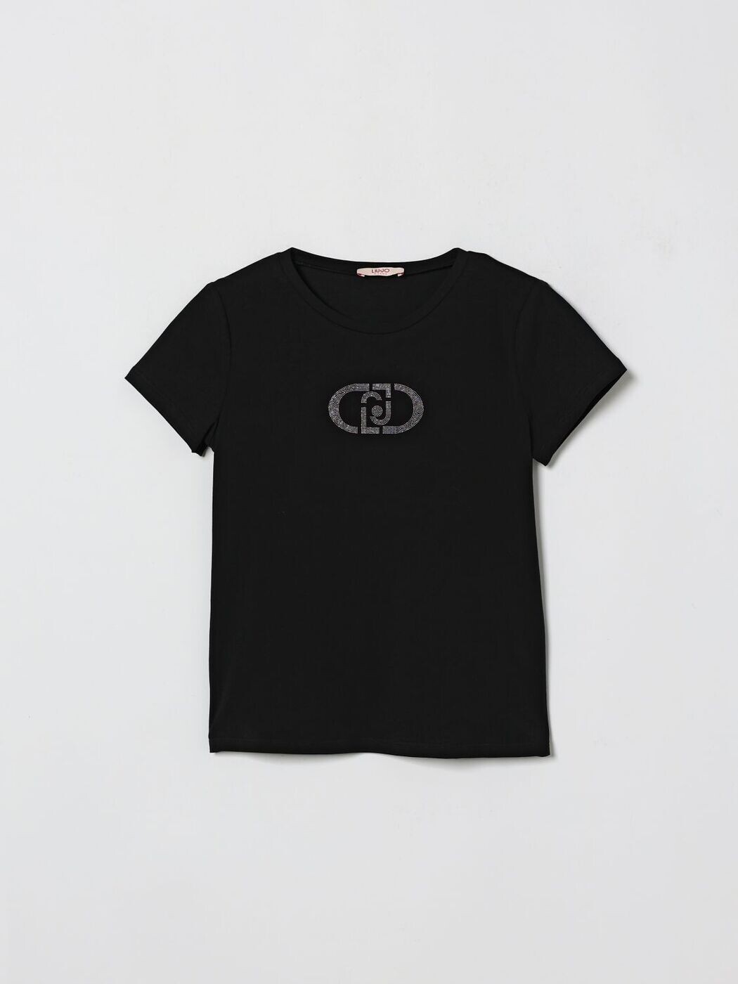 リュー ジョ― LIU JO ロング衣袂ティーシャツ ティーシャツ ガールズ 黒いこと Long sleeve t-shirts GA6168JS003 関税 貨物輸送無料 2026SS gi