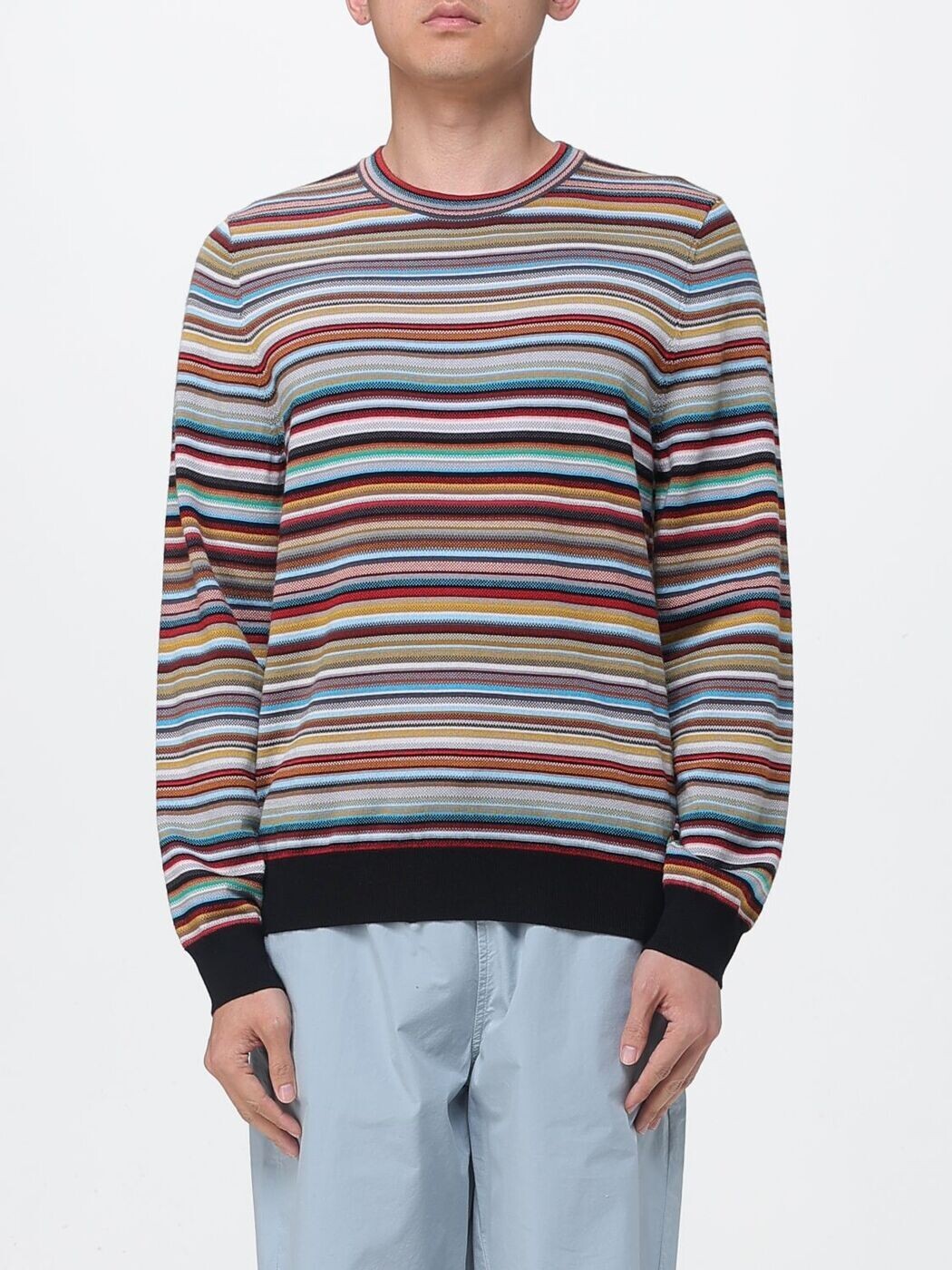 極点スミス PAUL SMITH プルオーバー 編み物御召しもの メンズ マルチ色つや Knitwear M1R768ZV02965 関税 貨物輸送無料 2026SS gi