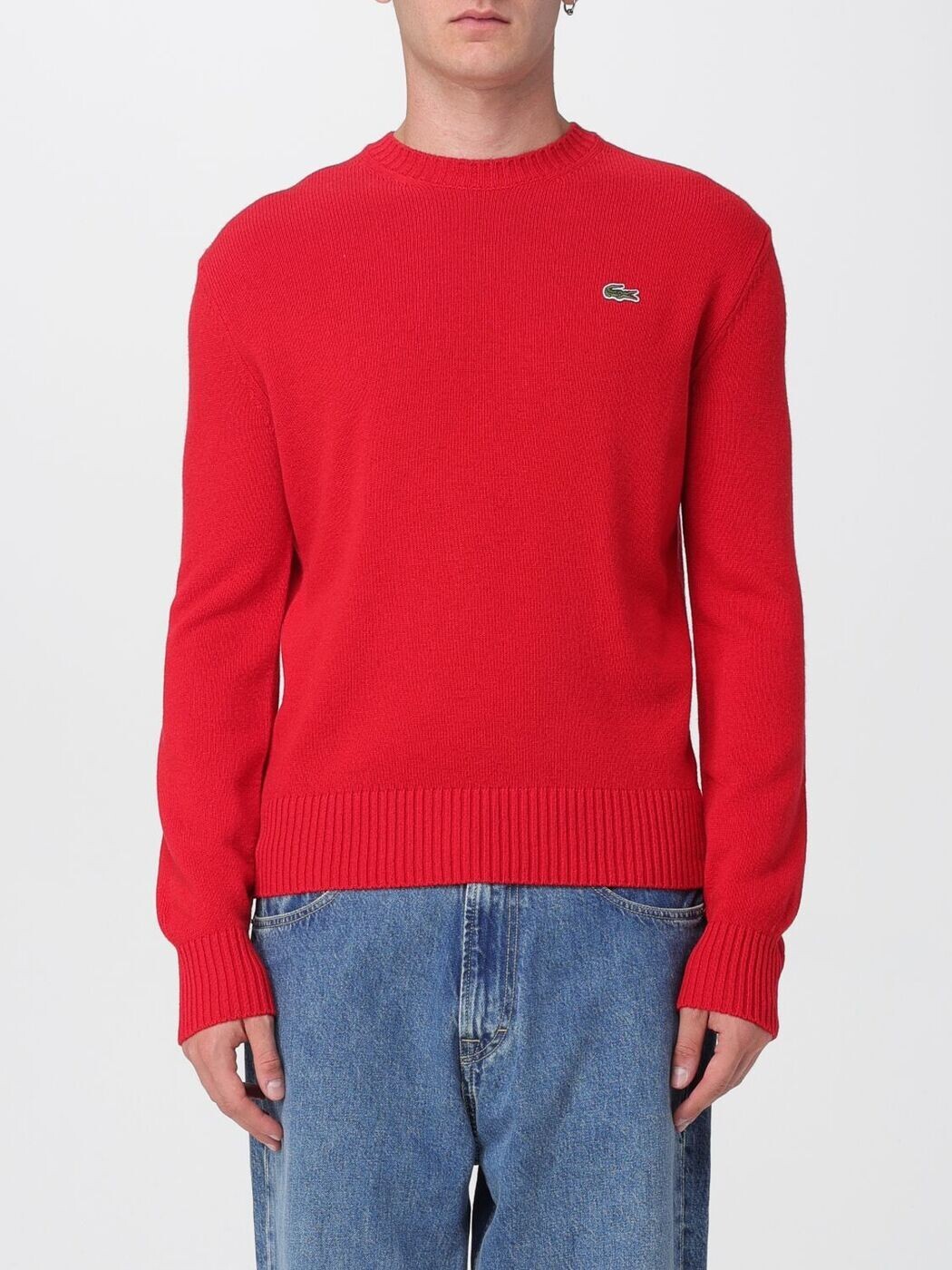 ラコステ LACOSTE スウェーター 編み物お召しもの メンズ 赤いこと Knitwear AH2916 関税 貨物輸送無料 2025AW gi