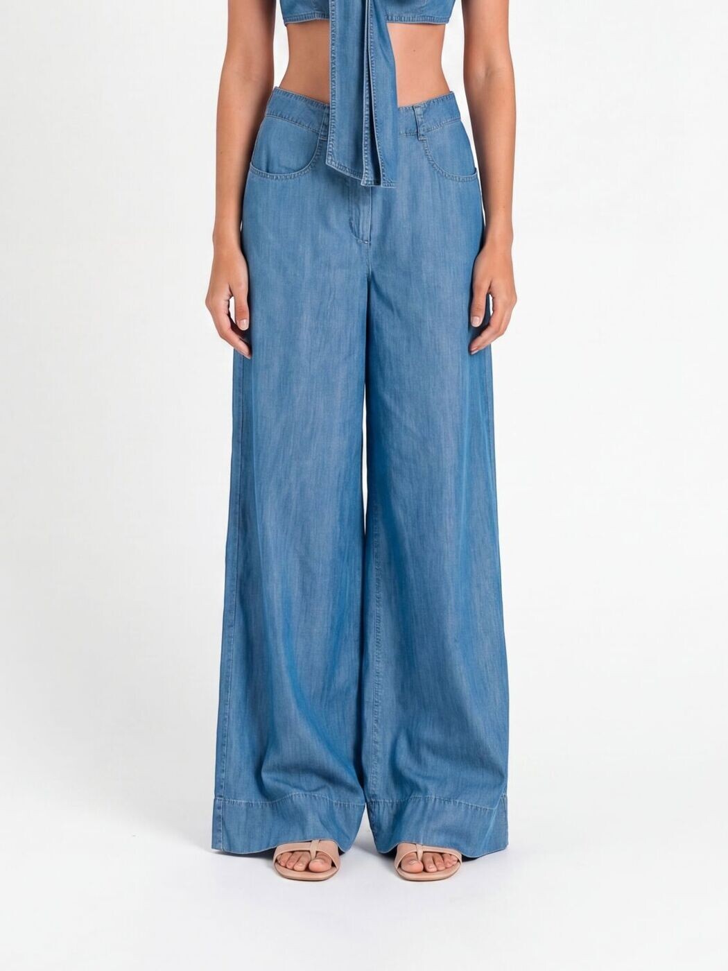 アティチュード ツイン仕掛ける ACTITUDE TWINSET ズボン ズボン下 レディース 青み Trousers 261AT2053 関税 貨物輸送無料 2026SS gi