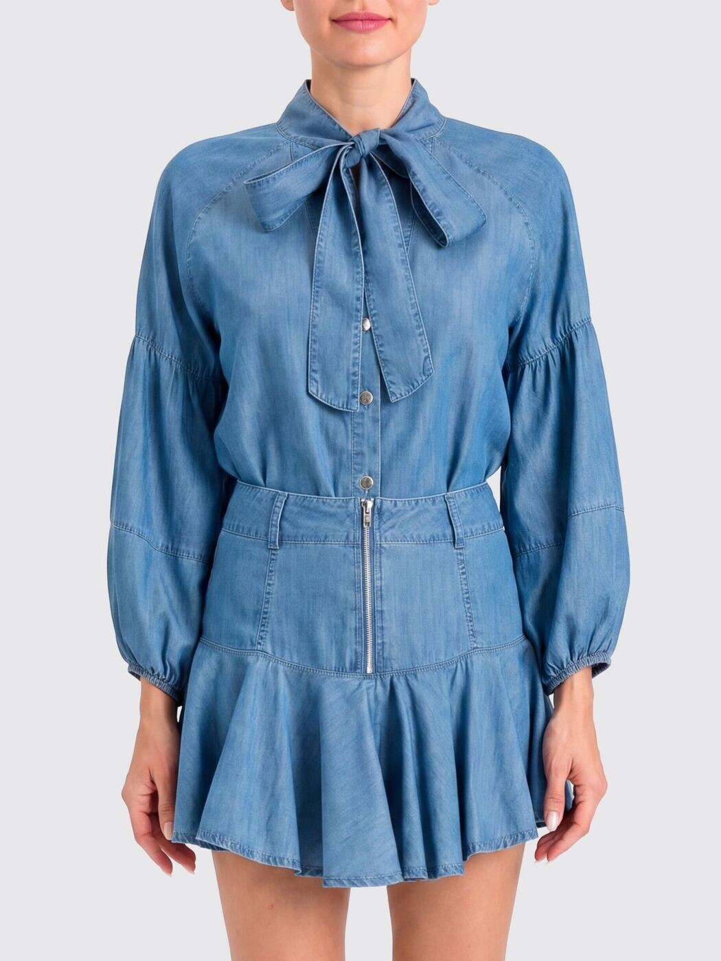 アティチュード ツインセット ACTITUDE TWINSET シャツ レディース ブルー Shirts 261AT2054 Denim 関税 送料無料 2026SS gi｜BRANDSHOP「il Tesoro」