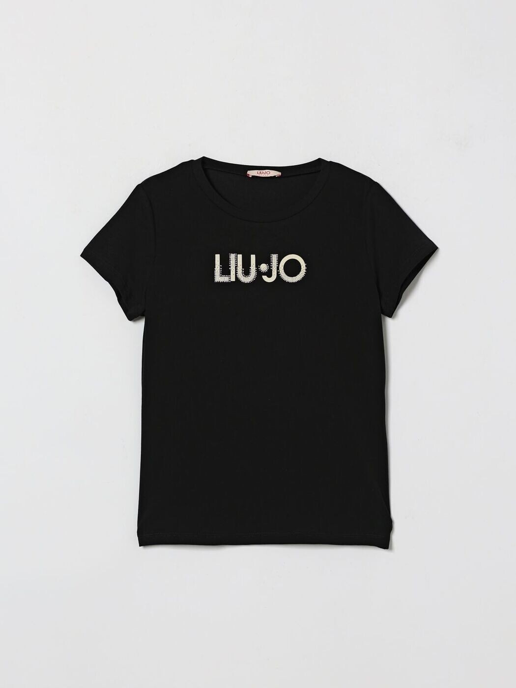 リュー ジョ― LIU JO ロング衣袂ティーシャツ ティーシャツ ガールズ 黒いこと Long sleeve t-shirts GA6033JS003 関税 貨物輸送無料 2026SS gi