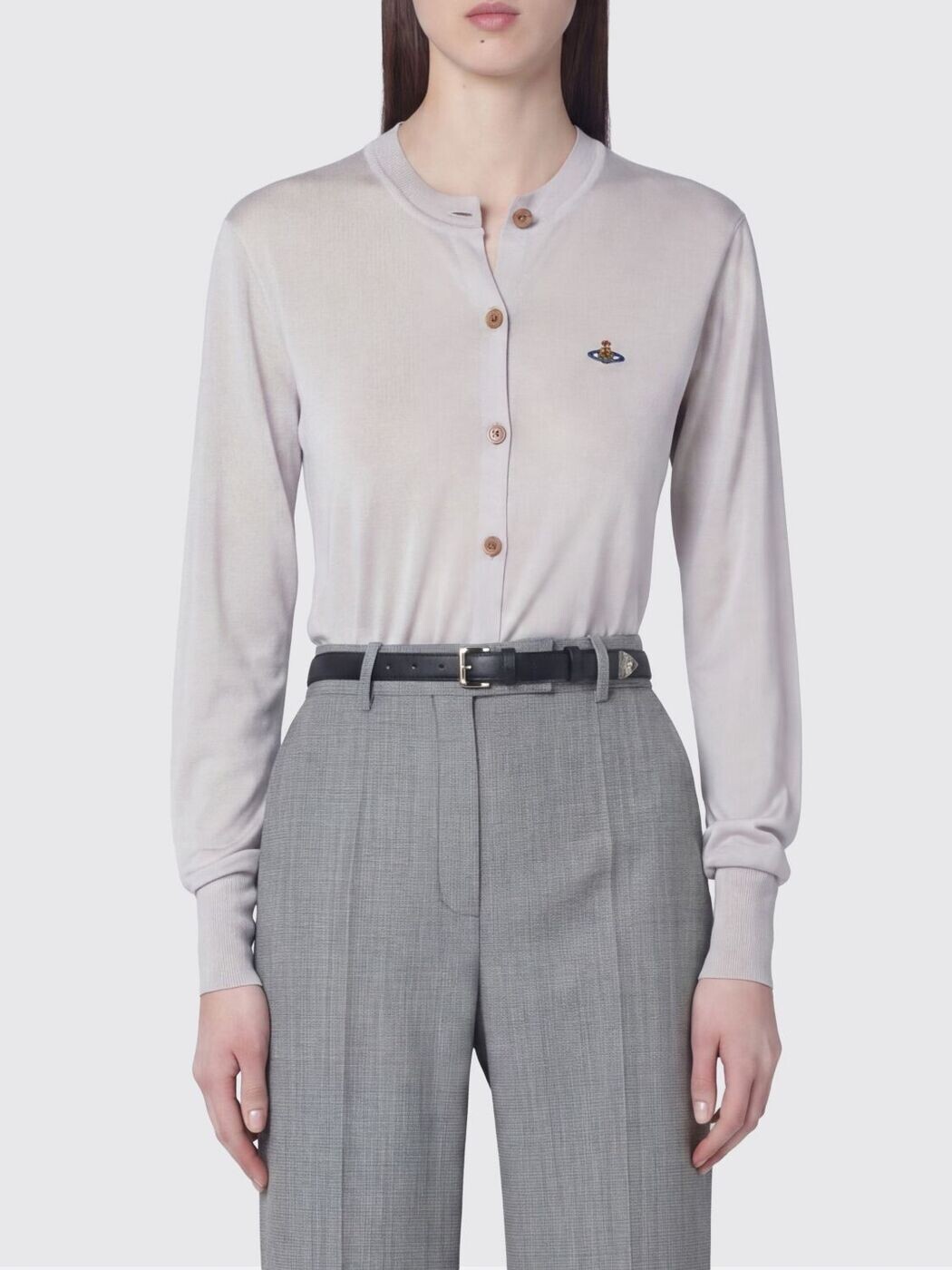 ヴィヴィアン・ウエストウッド VIVIENNE WESTWOOD スウェーター 編み物御召しもの レディース 薄墨色 Knitwear 1803002PY001A 関税 貨物輸送無料 2026SS gi